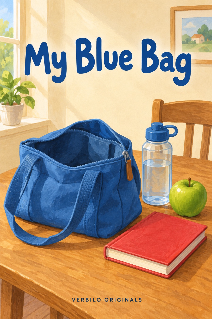 My Blue Bag — illustrated cover
