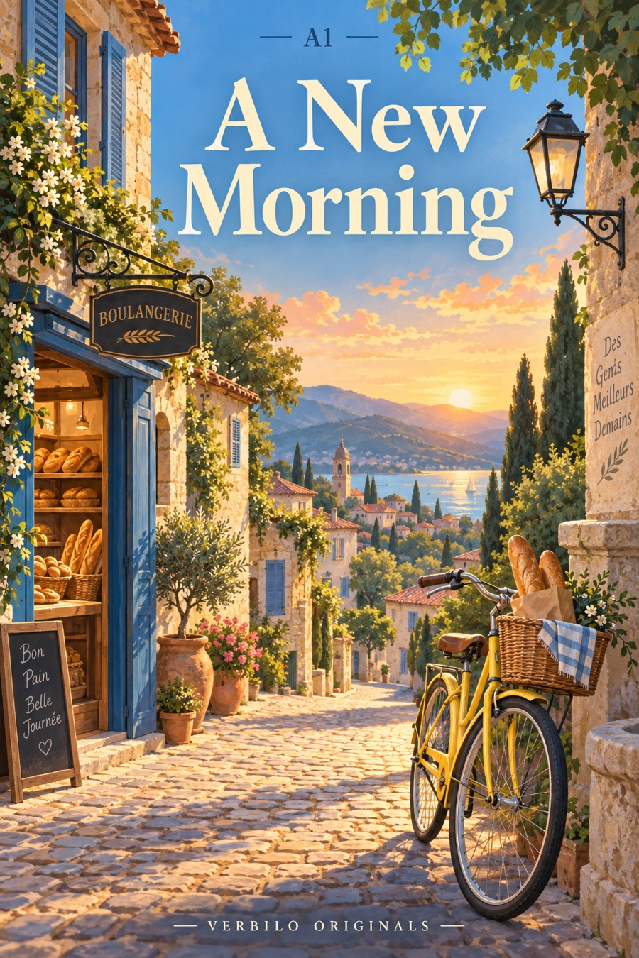 A New Morning — illustrated cover