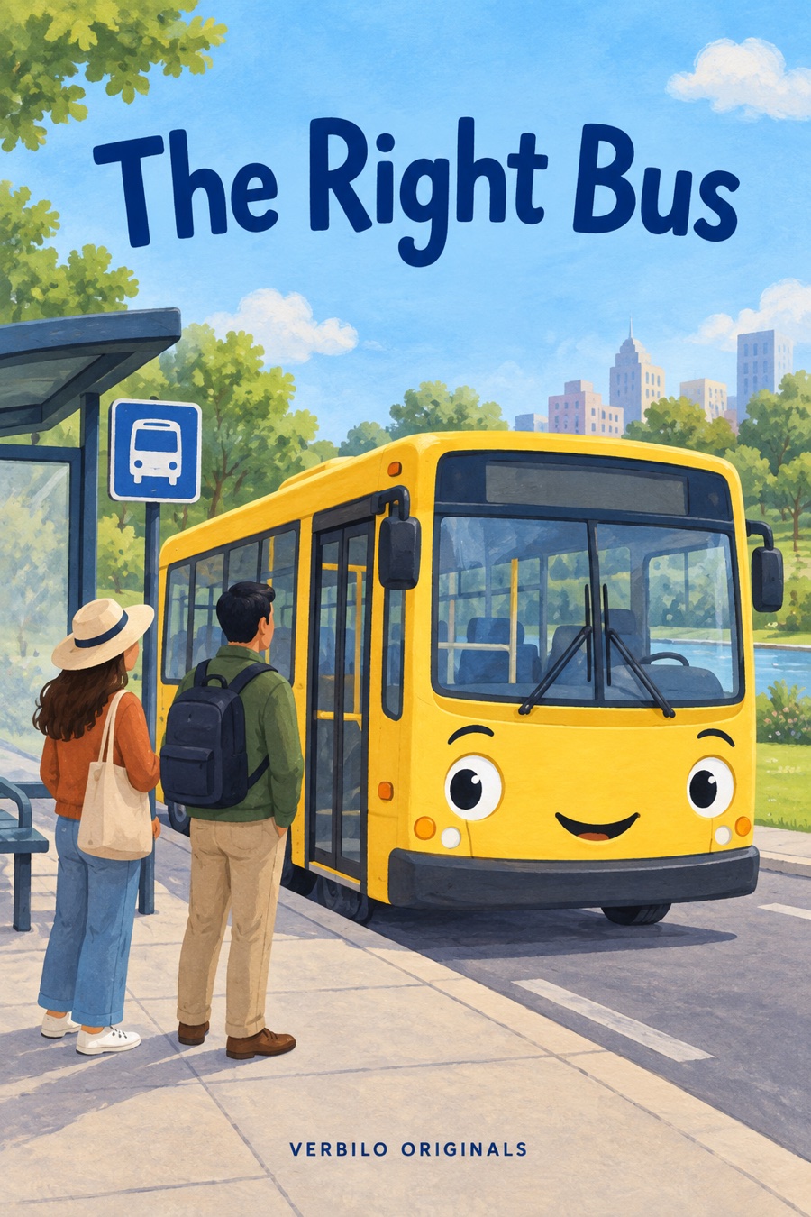The Right Bus — illustrated cover