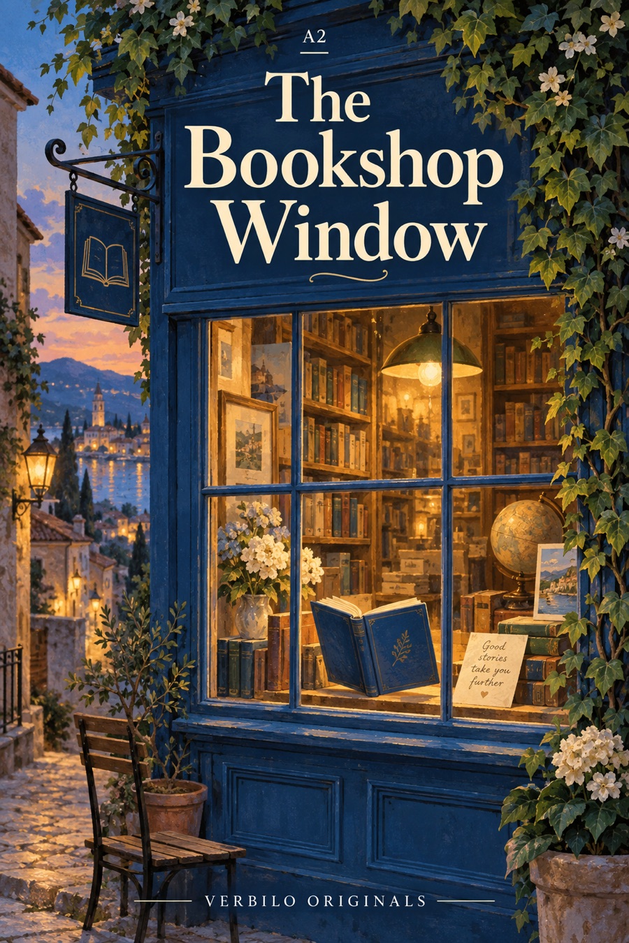 The Bookshop Window — illustrated cover