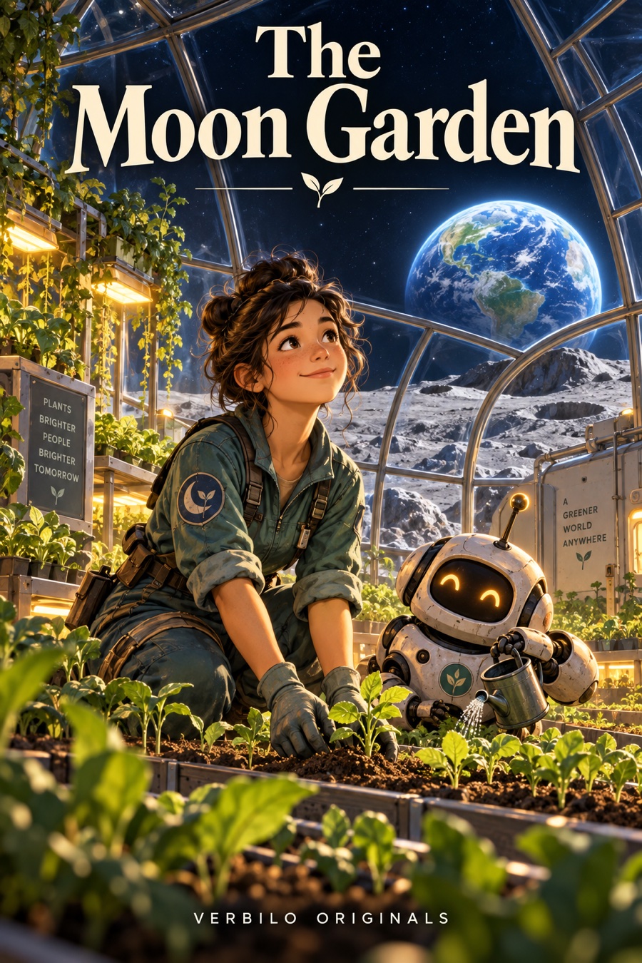 The Moon Garden — illustrated cover