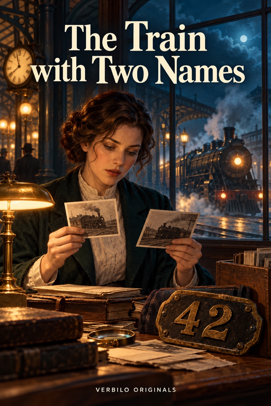 The Train with Two Names — illustrated cover