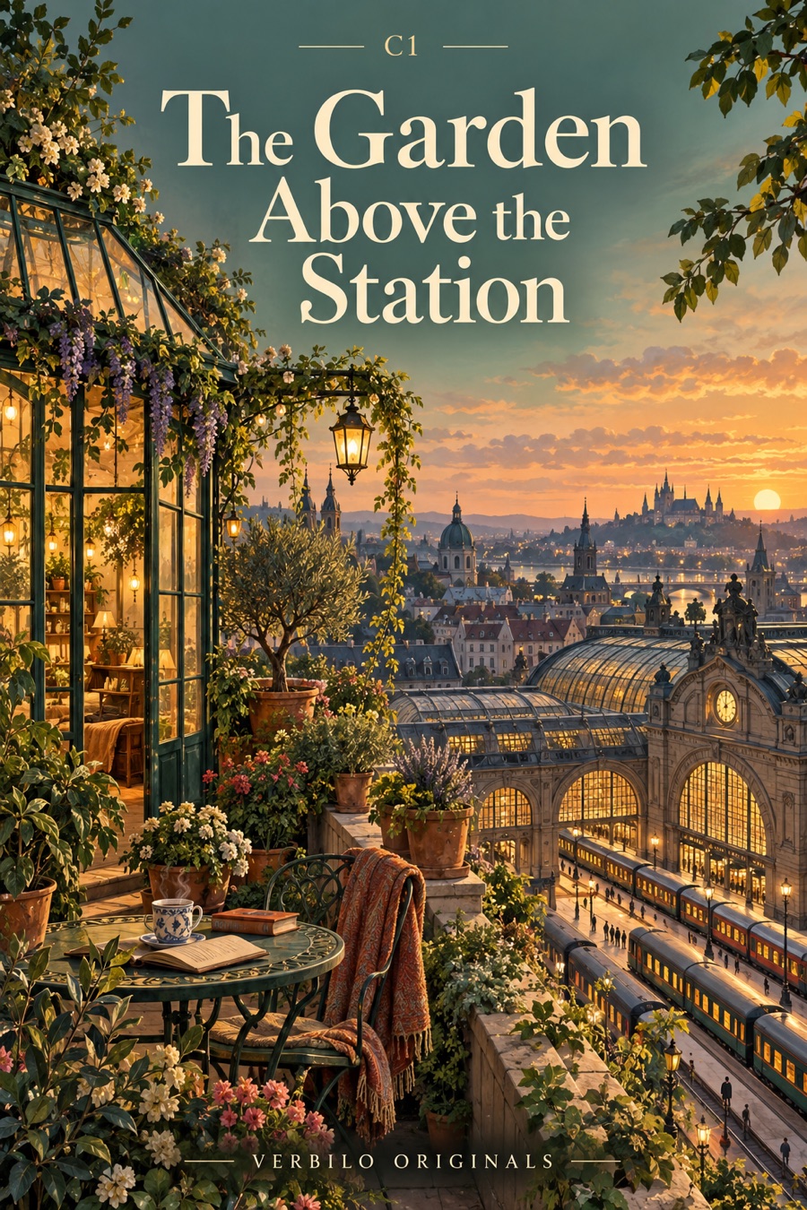The Garden Above the Station — illustrated cover