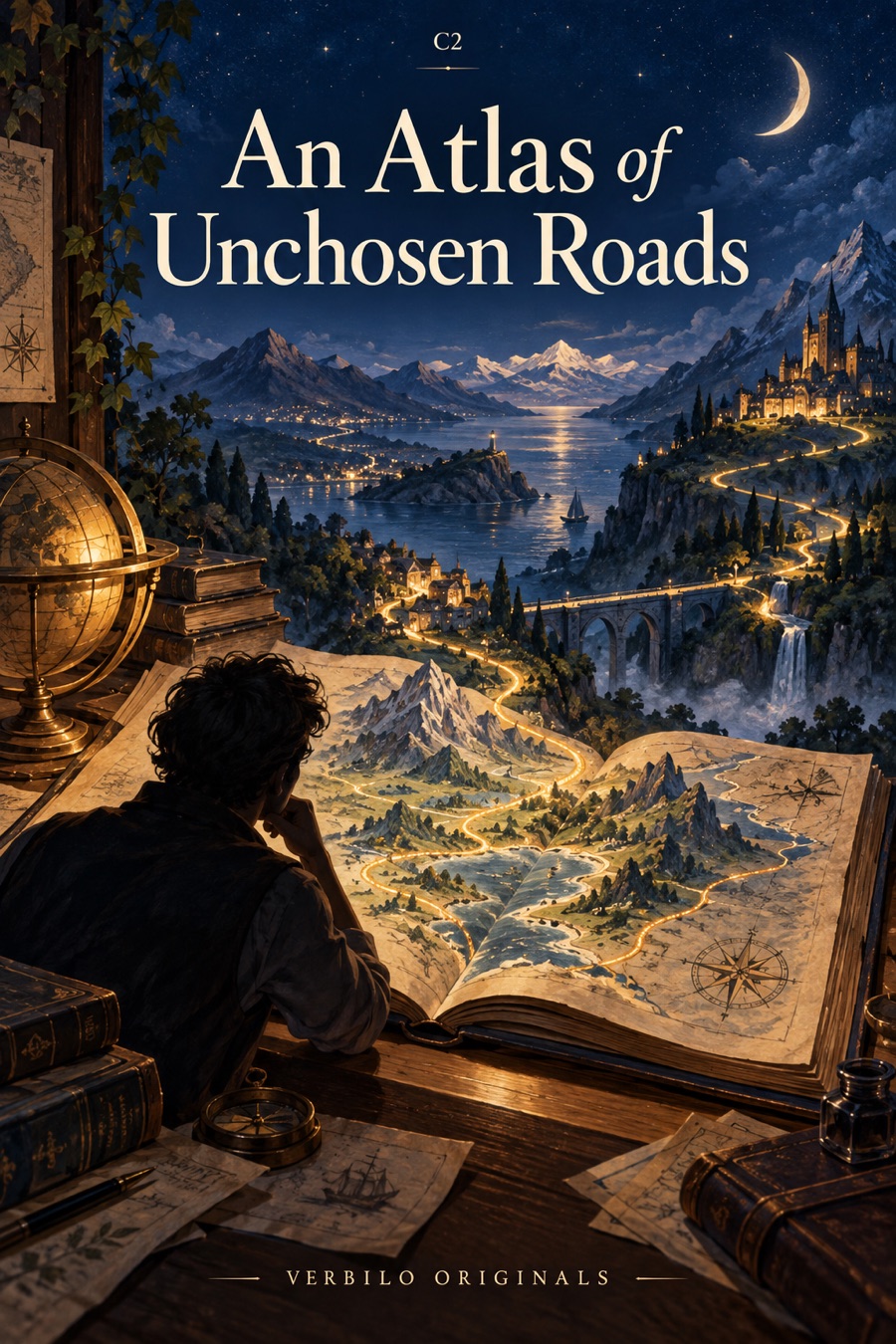 An Atlas of Unchosen Roads — illustrated cover